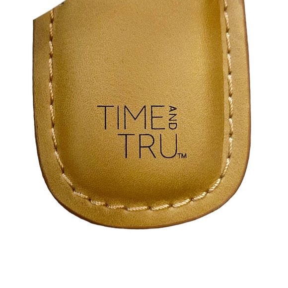 Time and Tru Silver Studded Gladiator Sandals Womens Size 8 - Picture 4 of 6